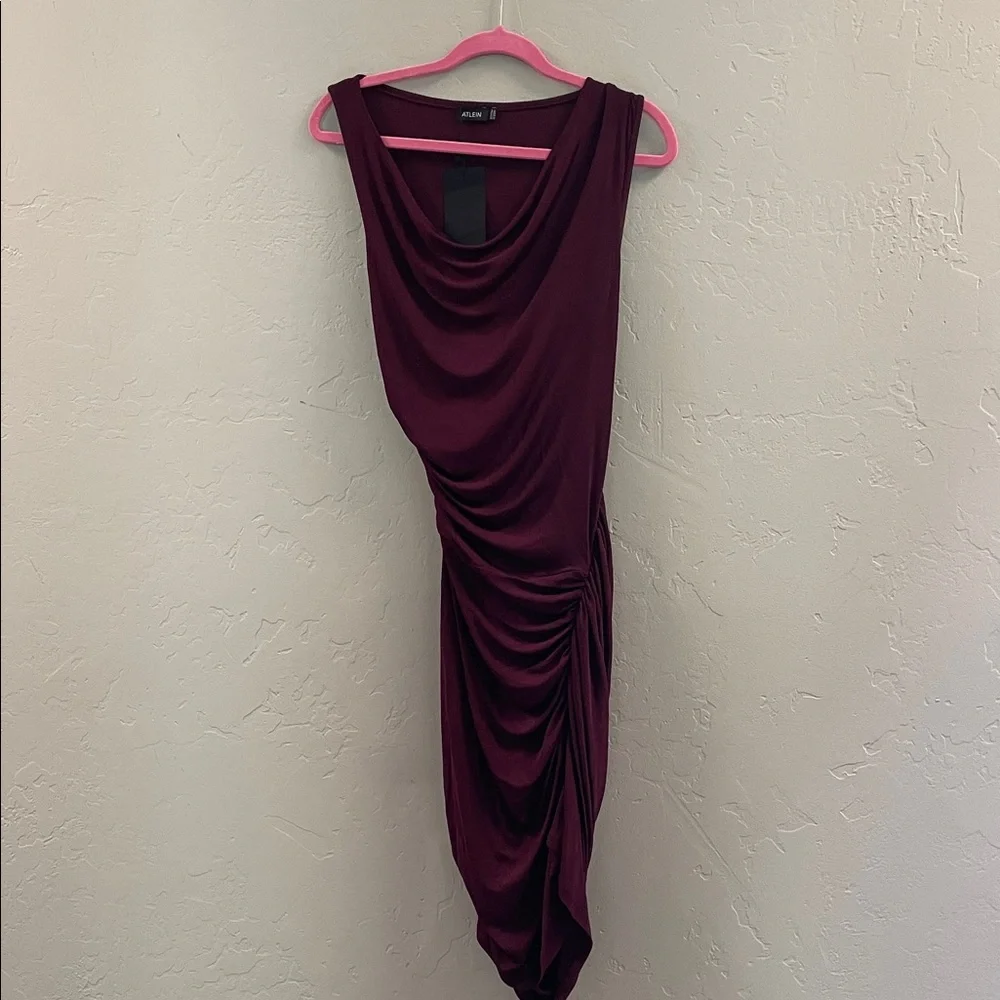 Atlein Ruched Dress - Picture 2 of 4